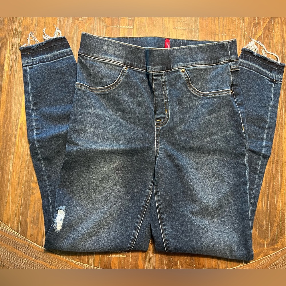 Spanx jeggins. Slightly distressed. Size M.